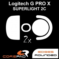 Hyperglides Hypergleits Hypergleids esptiger tiger ice arc Corepad Skatez Logitech G PRO X SUPERLIGHT 2c compact GPX V2 GPX2c